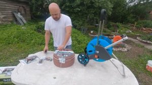 Тележка Gardena AquaRoll M Easy - руководство по сборке и подключению