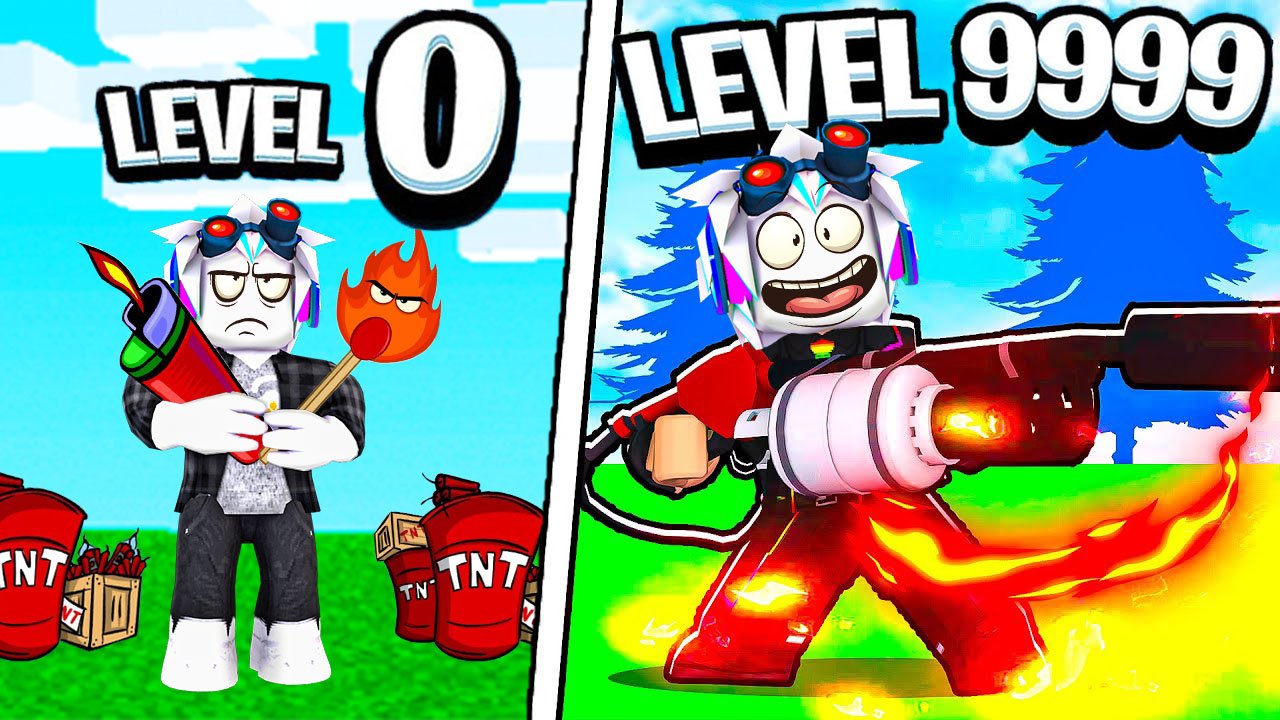 КУПИЛ САМОЕ МОЩНОЕ ОРУЖИЕ В СИМУЛЯТОРЕ ПОДЖИГАНИЯ! ROBLOX Burning Simulator