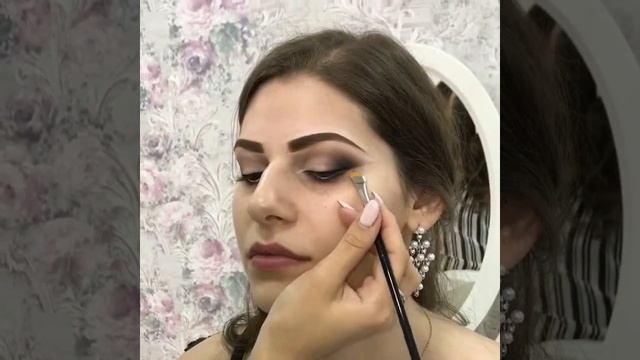 Вечерний макияж|макияж на нависшее веко|легкий вечерний макияж|Makeup|быстрое обучение|макияж