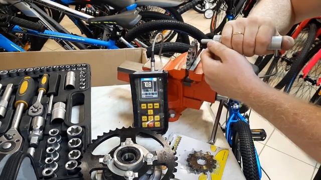 Проверка приводных звёзд твердомером для мопеда Альфа, Alpha RX! смотреть онлайн