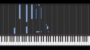 The Caretaker - It's just a burning memory (synthesia piano) + (MIDI)