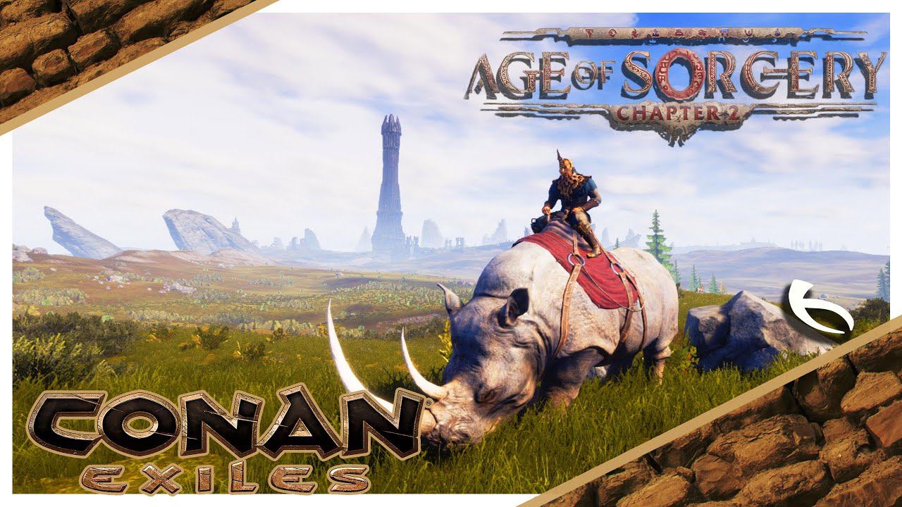 Первый чумной ШТОРМ, НОСОРОГ?-да! кататься - нет! 6 Остров Сиптах #isleofsiptah #conan #conanexiles
