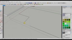 Плинтус в SketchUp. Потолочный багет.