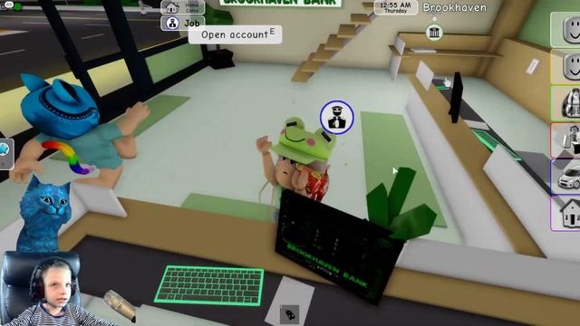 КОТЁНОК ЛАЙК ГРАБИТ БАНК в BROOKHEAVEN RP Roblox Новое обновление Роблокс Брукхейвен РП DashaKeksik смотреть онлайн