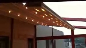 Пергола с раздвижным тентом