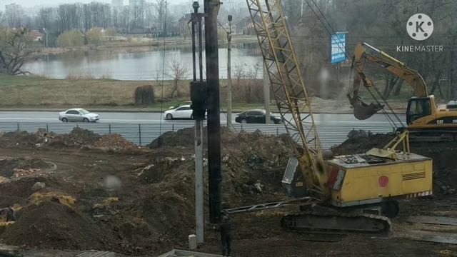 Как забивают сваи. смотреть онлайн