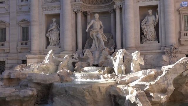 TREVI FOUNTAIN - ROME , ITALY 4K смотреть онлайн