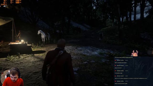 чилл в рдр2, нашли себе подружку, рыбалка с ветераном, исправление кармы, выгнали очкастого (день14 смотреть онлайн