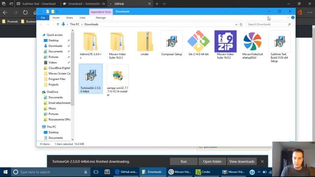 Web Development - Installing Git + Tortoise Git смотреть онлайн