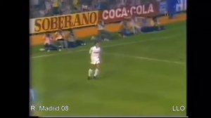 Emilio Butragueño (Real Madrid) - 07/09/1986 - Real Madrid 1x1 Las Palmas - 1 gol