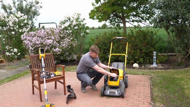 Akku Rasenmäher Stiga Combi 48 SQ DAE im Test смотреть онлайн