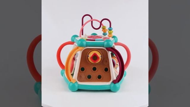 Игровой развивающий центр бизиборд 7в1 для малыша со светом и звуком смотреть онлайн