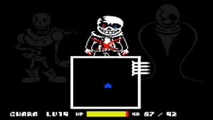 Undertale Last Breath Sans Phase 4 - Undertale Fangame - [Scratch]