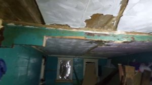 Гараж из старого дома Часть 1(временное решение)