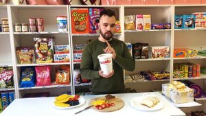 ПРОБУЮ ВЕДРО НУТЕЛЛЫ ПОЧТИ В 1.5 КИЛОГРАММА