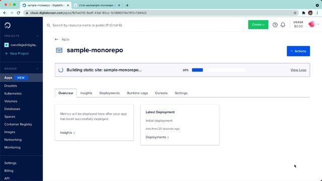 App Platform Monorepos смотреть онлайн