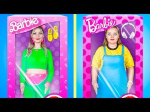 Реальная барби VS Фейковая барби _ 24 часа челлендж.mp4