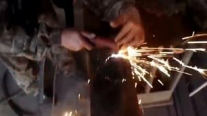 плазморез Сварог CUT 40B в работе