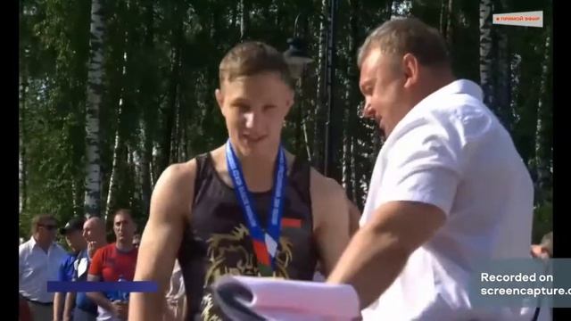 Награждение участников матчевой встречи по самбо и вольной борьбе Россия - Беларусь смотреть онлайн