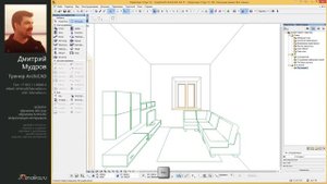 Аксонометрия в Archicad, Перспектива в линиях в архикаде