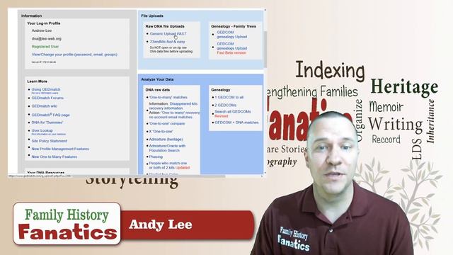QUICKLY Transfer DNA from Other Websites to GEDmatch | Genetic Genealogy смотреть онлайн