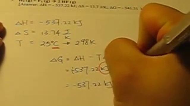 Thermodynamics Calculation Part III - delta G смотреть онлайн