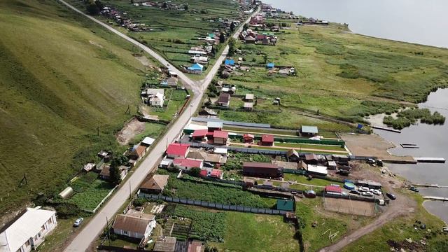 Деревня Парная (озеро Большое), пролет на квадрокоптере