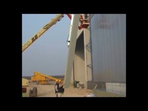 МОНТАЖ СЭНДВИЧ ПАНЕЛЕЙ