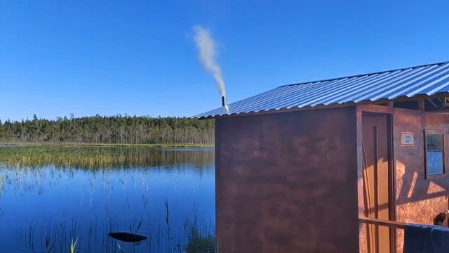 УСТАНАВЛИВАЮ ПЕЧКУ! ПЕРВЫЕ ГОСТИ С БЕЛГОРОДА! смотреть онлайн