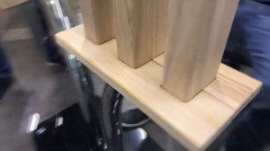 Реечные перегородки из деревянных брусков