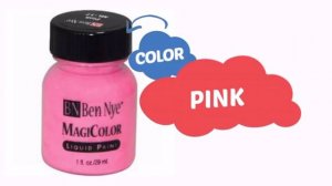 Ben Nye Liquid Face Paints - Pink ML-17 (1 oz) - ClownAntics.com