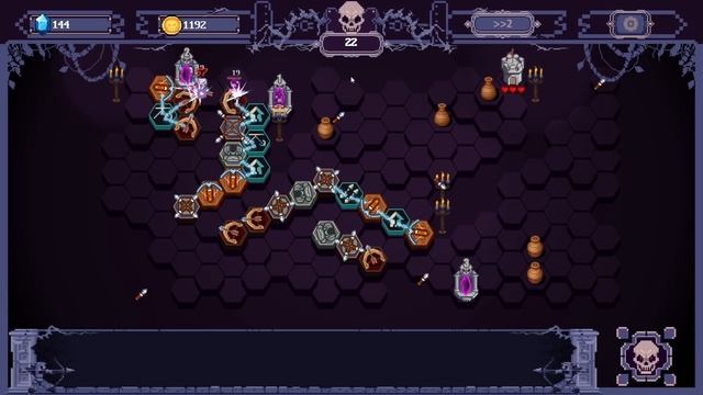ROGUELITE CARD-BASED TOWER DEFENSE GAME!  Lets Try Hexagonal Tower