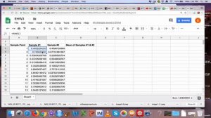 Sampling Distribution for Sample Mean Spreadsheet Simulation