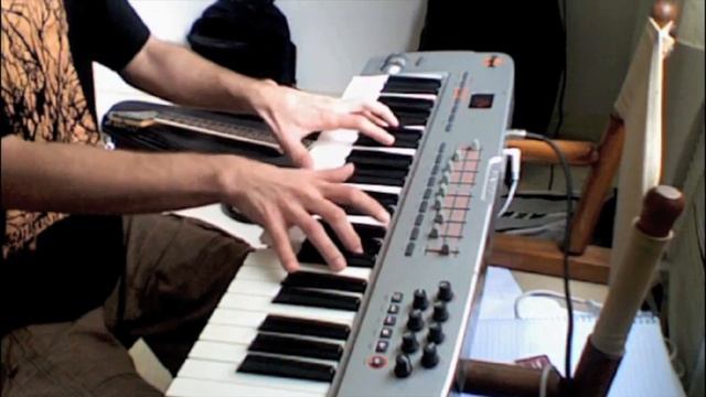 On Impulse (Intro) - Animals as Leaders - Keyboard Cover смотреть онлайн