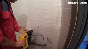 █ Как установить умывальник с пьедесталом / ТЮЛЬПАН /  Washbasin install