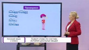 Русский язык. 2 класс. Разбор слова по составу. История школьных вещей /03.12.2020/