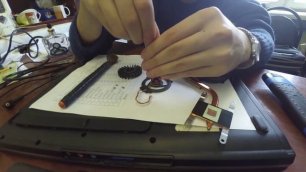 Ноутбук MSI MS-163B (VR-610)чистка,замена термопасты(Notebook cleaning, replacing the thermal paste)