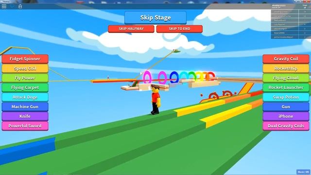 преодолеваем препятствия паркур в роблоксе #мультики #длядетей #ROBLOX
