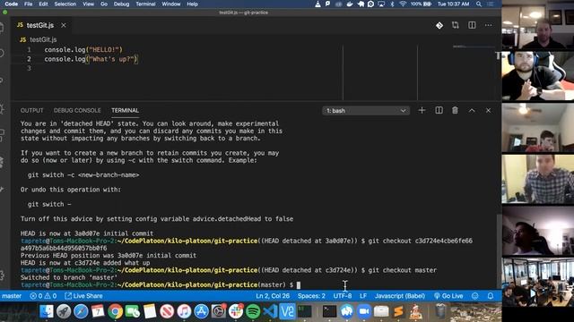 W1D2: Git & Github (3 of 4) смотреть онлайн