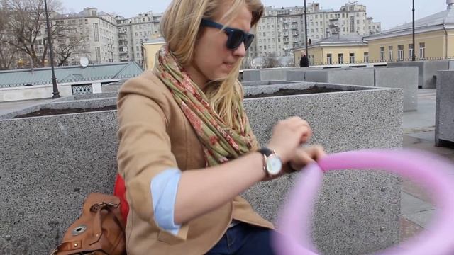 Как сделать цветочек из воздушных шаров - цветы из шариков смотреть онлайн