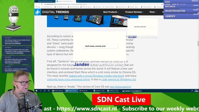 Dutch SDN Cast 150 - Microsoft Core OS en Windows Terminal Update
