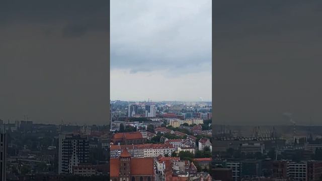 View from top of St Mary's Church Gdansk