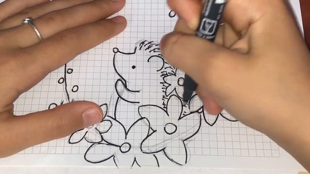 Как нарисовать милого ежика ( без тумана ) ?? смотреть онлайн