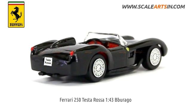 Ferrari 250 testa rossa 1:43 bburago diecast scale model car смотреть онлайн