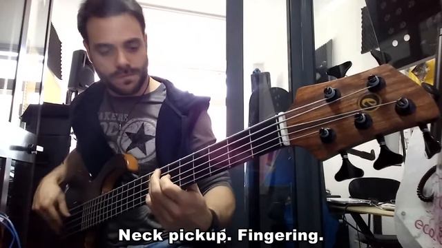 Elrick Gold Series E Volution 5 String 35" Bass, Bartolini Soapbars:Preamp, Wenge neck смотреть онлайн