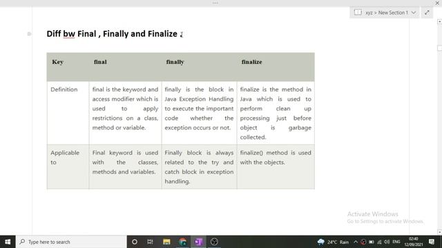 Important Java interview questions and answers | Interview questions for freshers of Java