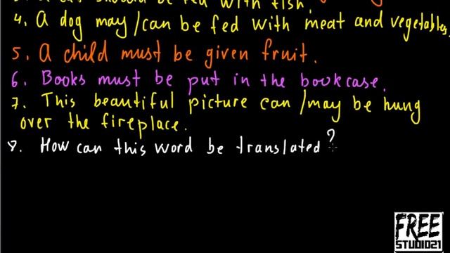 Голицынский ex.292 | перевод на английский в Passive Voice