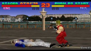 Original Tekken 1 | KING | HD | playthrough | PS1 duckstation
