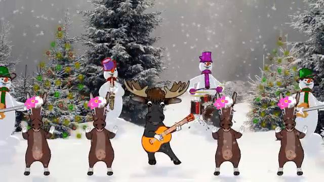 Видео открытка на Старый Новый 2024 год Лося смотреть онлайн