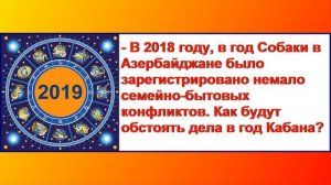 Что нам ждать от 2019 - год Кабана?